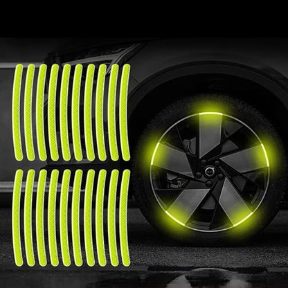 Autocollant Voiture - GlowWheel™ - Vert