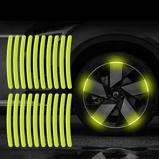 Autocollant Voiture - GlowWheel™ - Vert