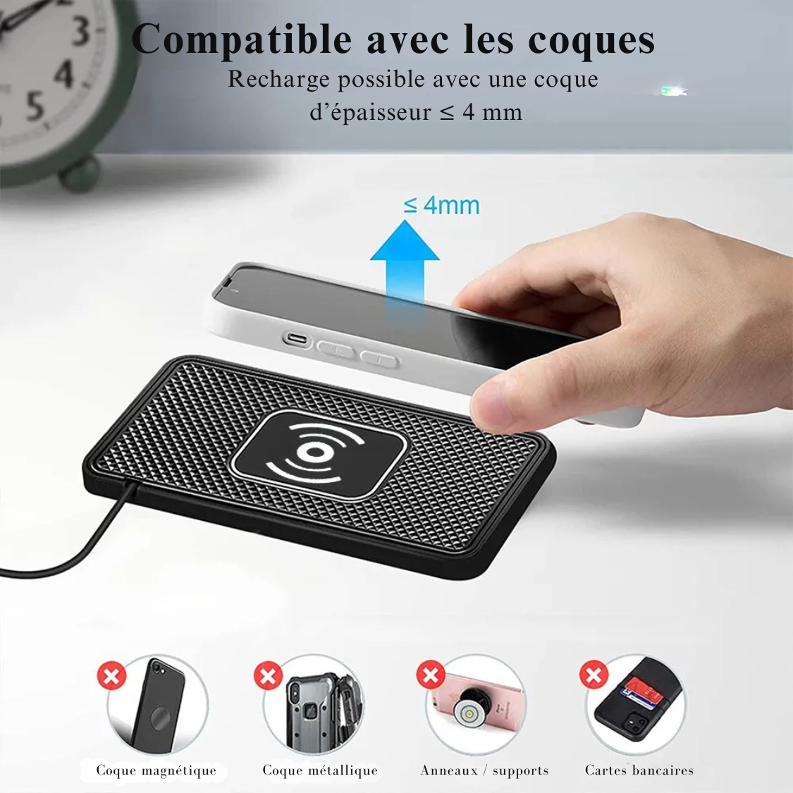 Chargeur Induction Voiture - PadCharge™